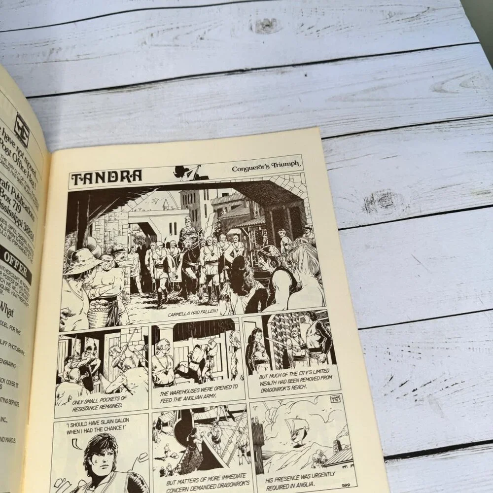 Tandra Graphic Album Book 9C Andelkrag 3 Hanther 1988 Vintage Comic